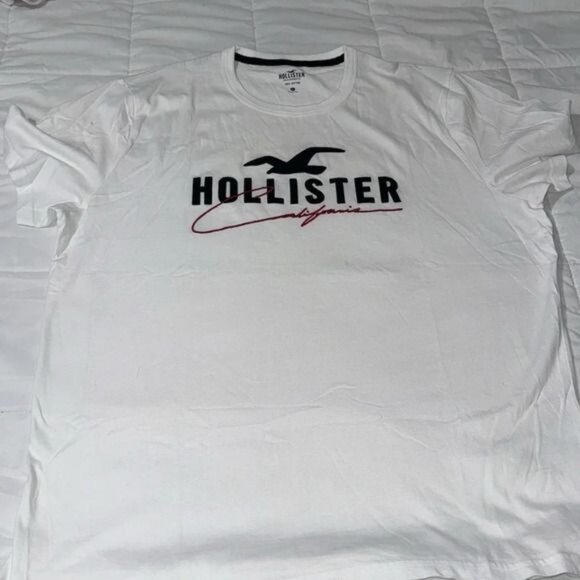Hollister Mens White "California" Graphic T-Shirt XL - Picture 2 of 9